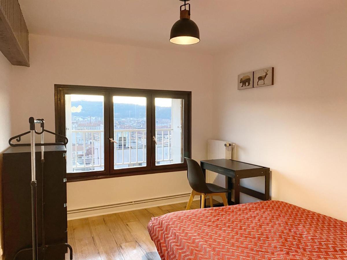 014 Chic & Cosy Grand Appart Duplex 76M2 Wifi Smart Tv Netflix Et Vue Panoramique Saint-Etienne  Extérieur photo